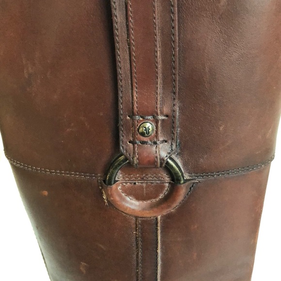 Chestnut Frye Riding Boots - Picture 5 of 8